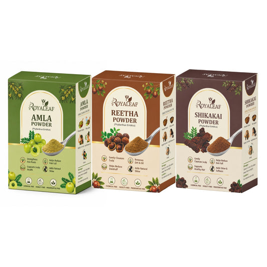 3x Product - Amla, Reetha, Shikakai Powder