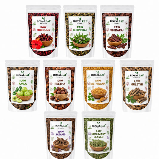 Dried Amla Reetha Shikakai Bhringraj Hibiscus Raw Henna Jatamansi Methi Dana & Rosemary Leaves 50g Each=450g | Natural Herbs for Hair Growth, Scalp Health & Wellness | DIY Hair Care And Shampoo ROYALEAF Dried Amla Reetha Shikakai Bhringraj Hibiscus Raw Henna Jatamansi Methi Dana & Rosemary Leaves 50g Each | Natural Herbs for Hair Growth, Scalp Health & Wellness | DIY Hair Care And Shampoo
AMLA (INDIAN GOOSEBERRY): Rich in natural antioxidants and vitamin C, amla helps nourish the scalp and promotes strong, 